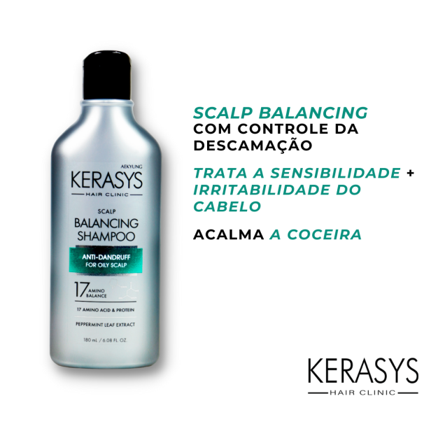 Kerasys Scalp Balancing Shampoo 180ml - Imagem 2