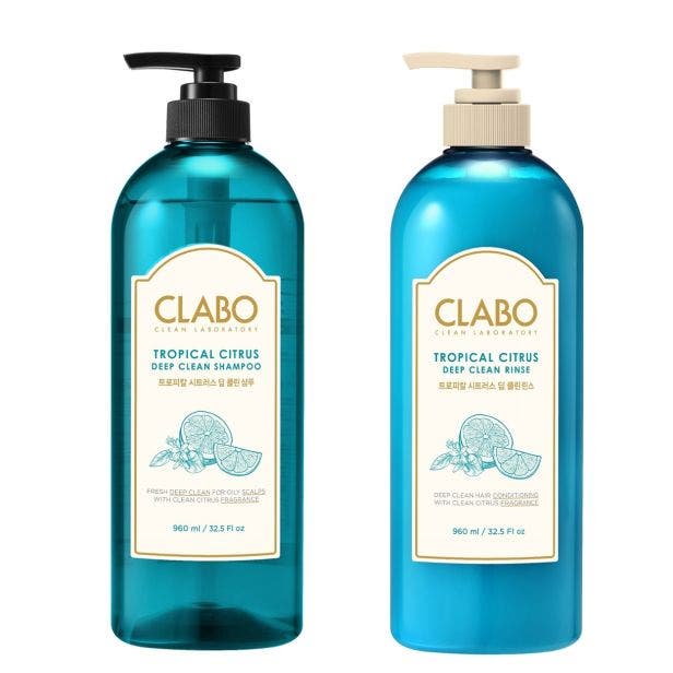 Kerasys - CLABO - Kit Tropical Citrus Deep Clean (Shampoo 960ml + Condicionador 960ml)