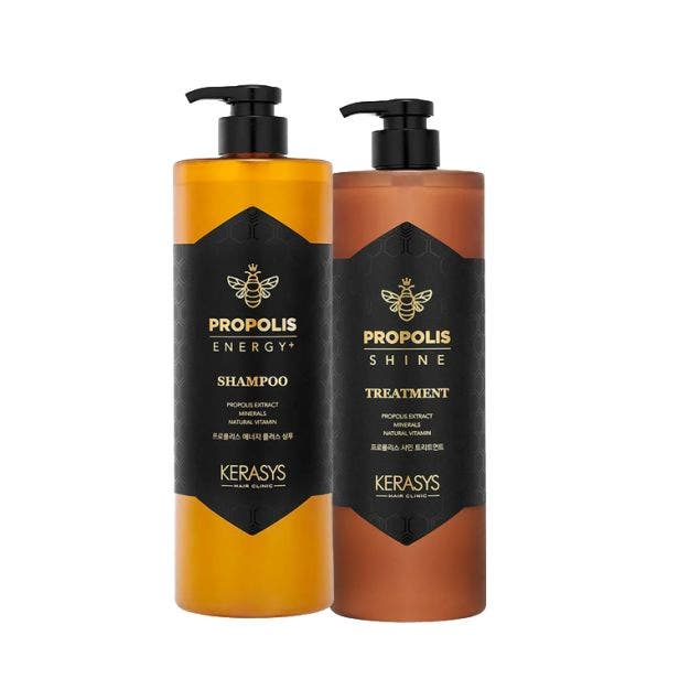 Kerasys Propolis Shine Energy - Shampoo + Tratamento 1L