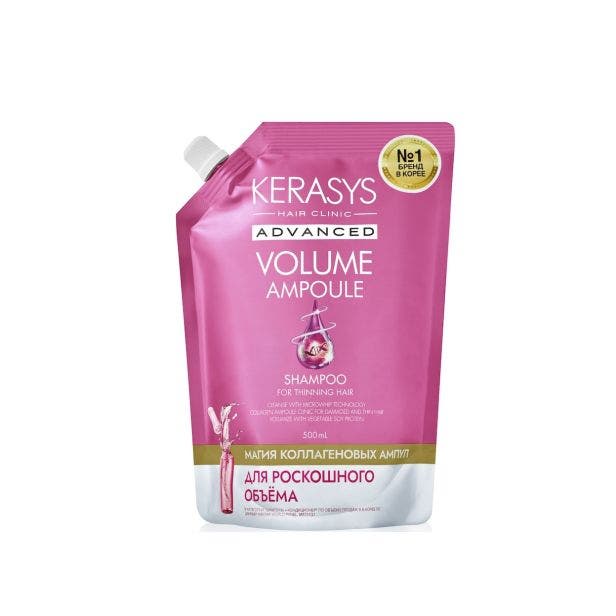 Kerasys Advanced Ampoule Volume Shampoo Refil 500ml (Made in Korea)